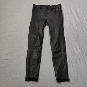 RtA Lambskin Leather Pants Skinny Fit